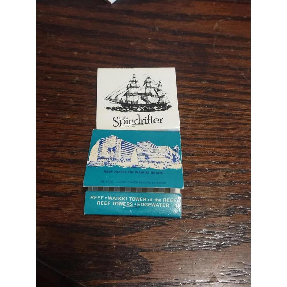 Vintage Matchbook Collectible‎ Ephemera Hawaii restaurant spindrifter
